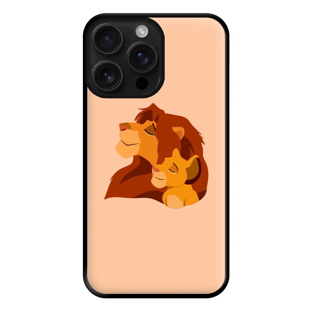 King Lion And Cub Phone Case
