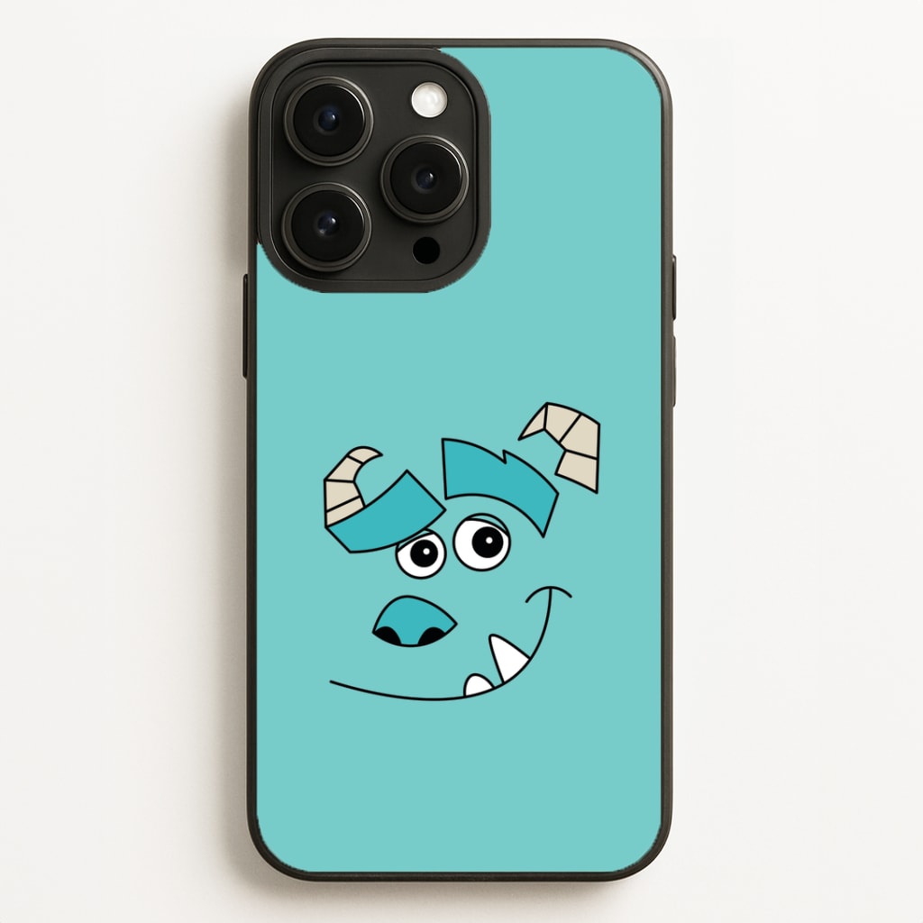 Blue Monster Face Phone Case