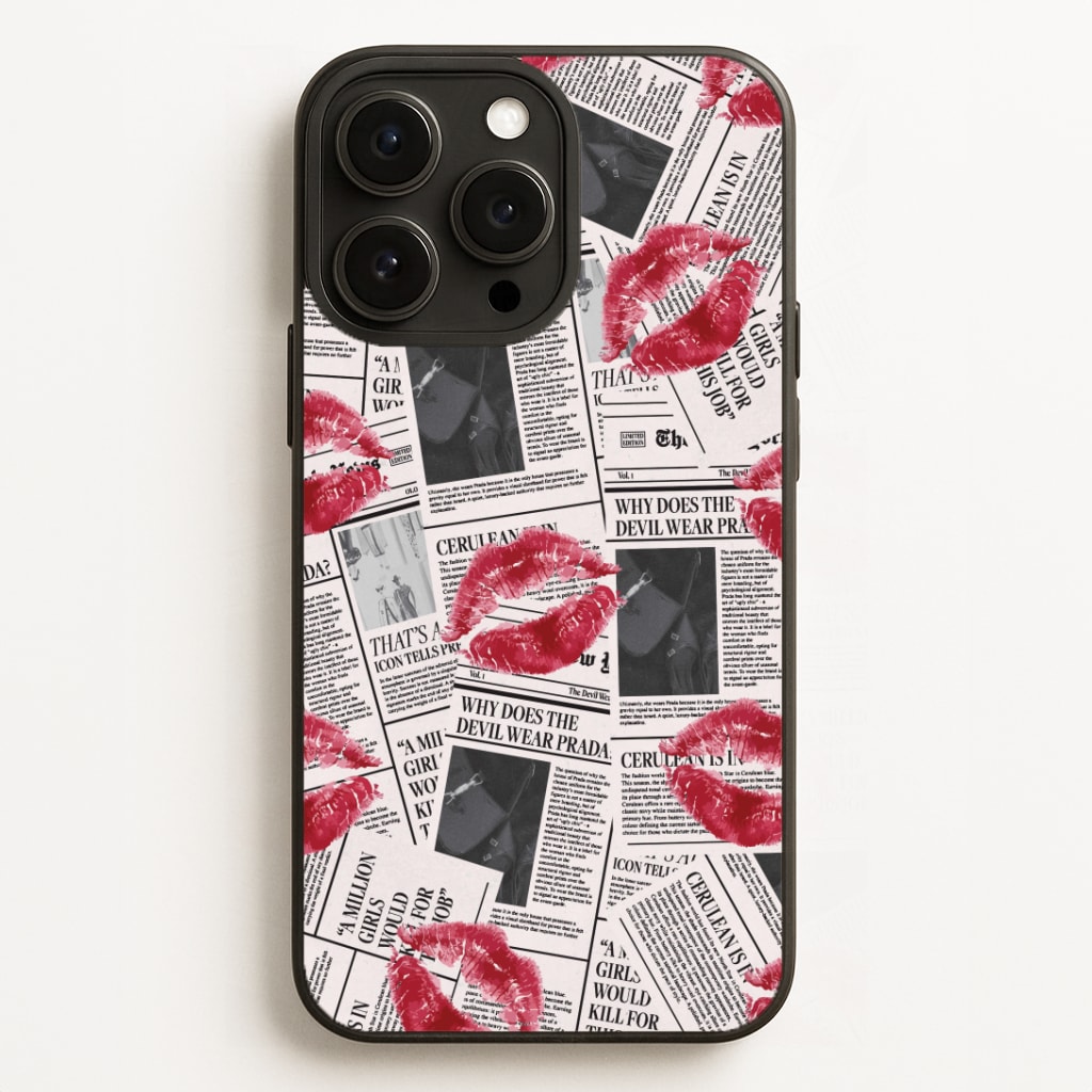 Front Page Kisses Phone Case