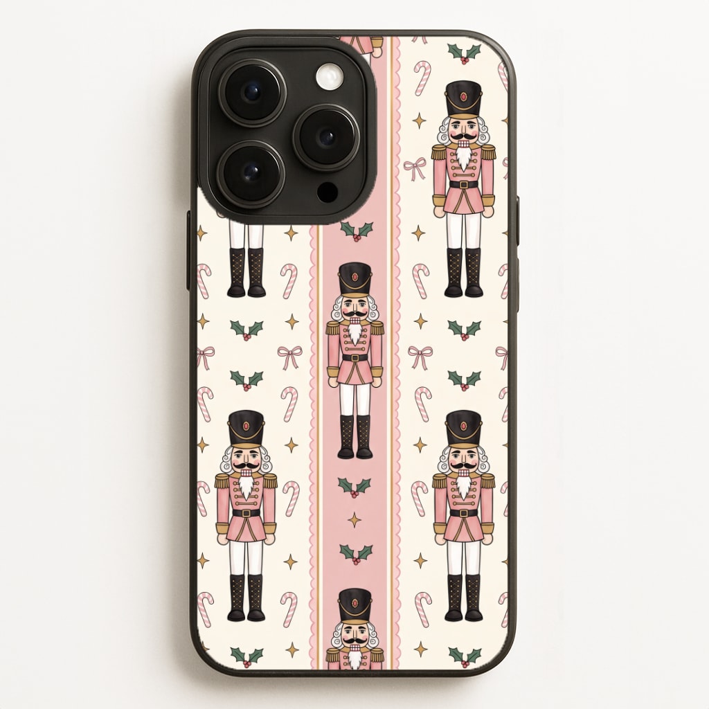 Pink Nutcracker Stripes Phone Case