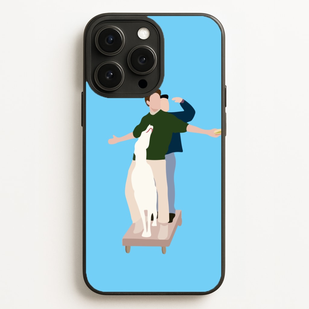 Two Men And A Dog Phone Case