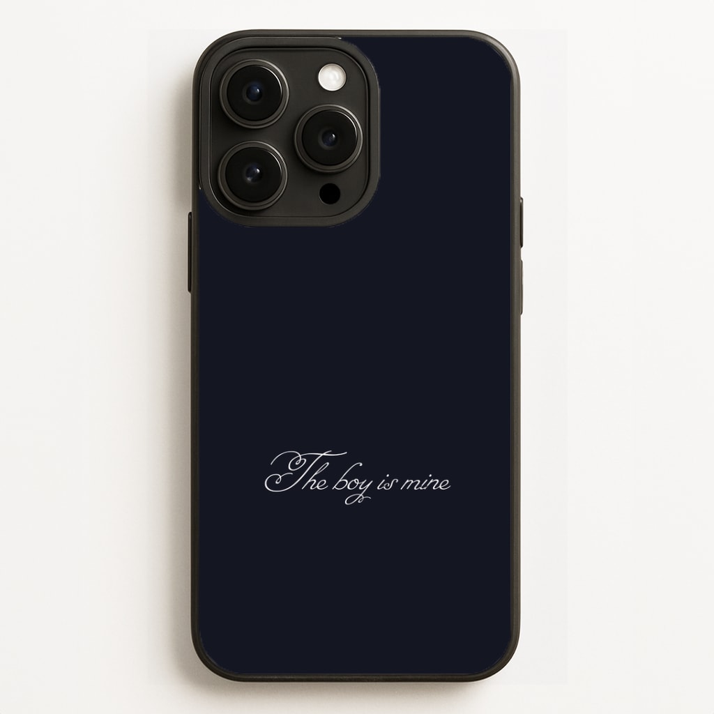 The Boy Is Mine Phone Case