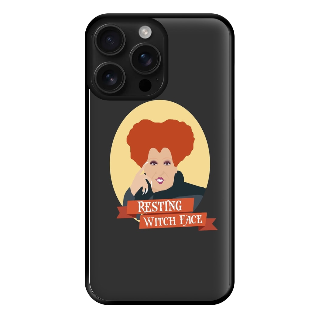 Resting Witch Face - Hocus Halloween Phone Case