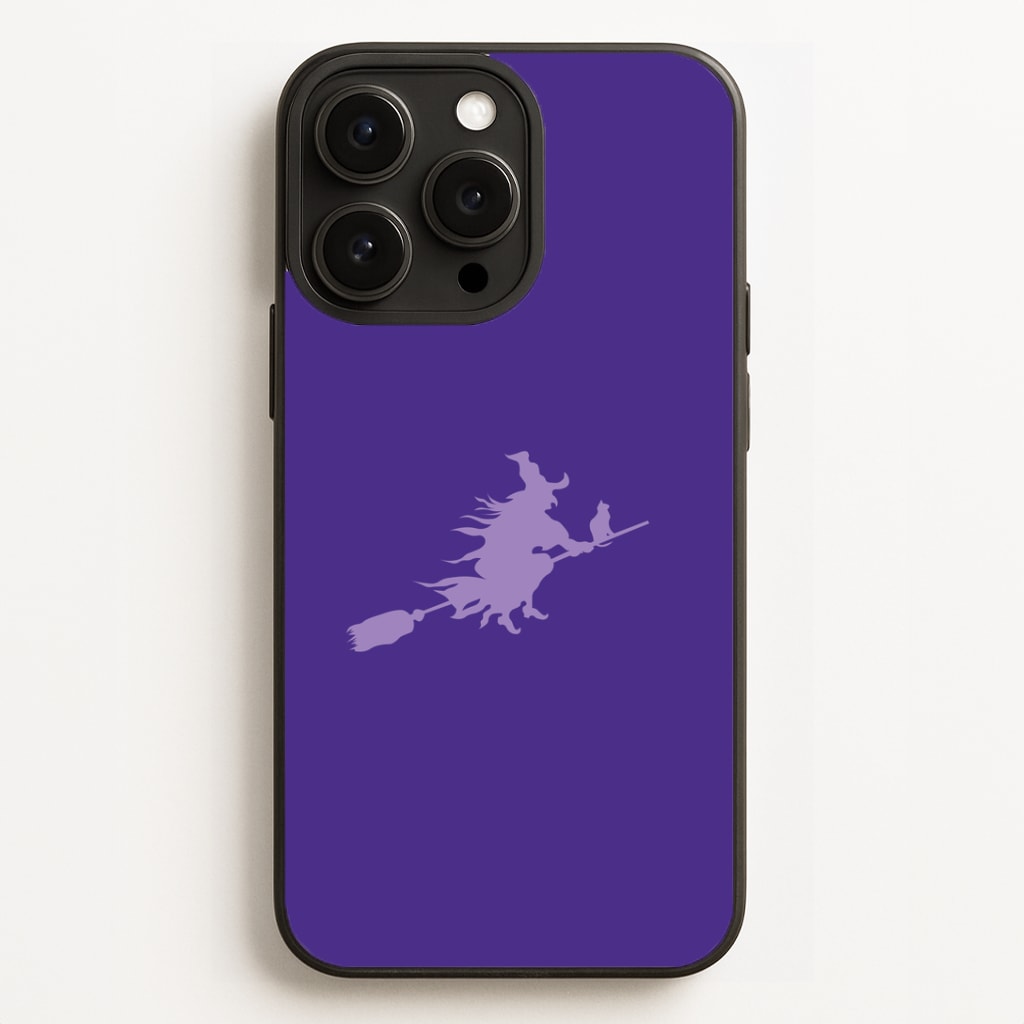Witch And Cat - Halloween Phone Case