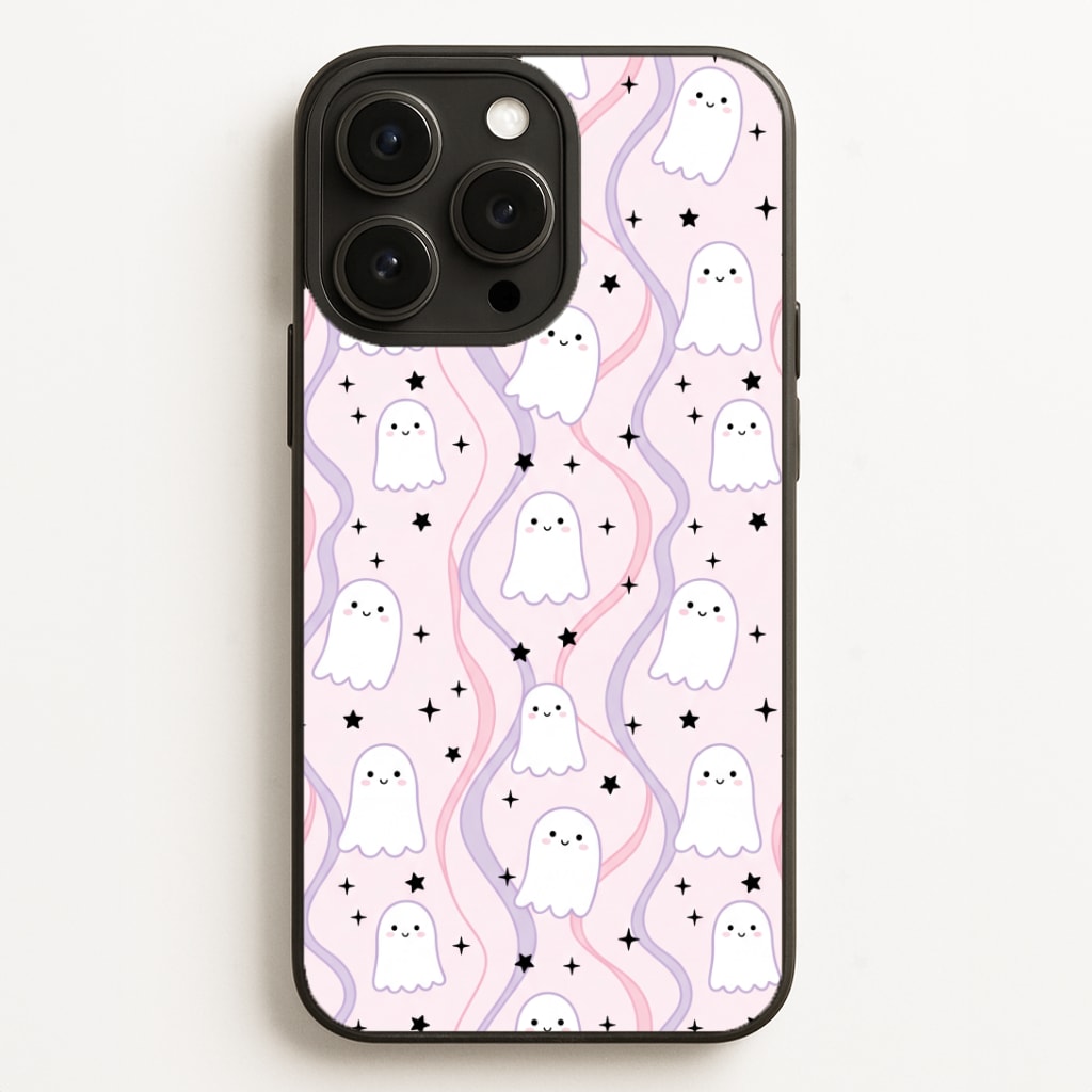 Wavy Ghost Pastels Phone Case
