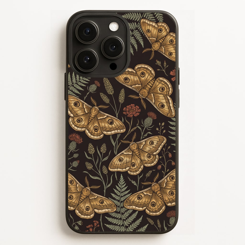Moth And Moonlight Phone Case