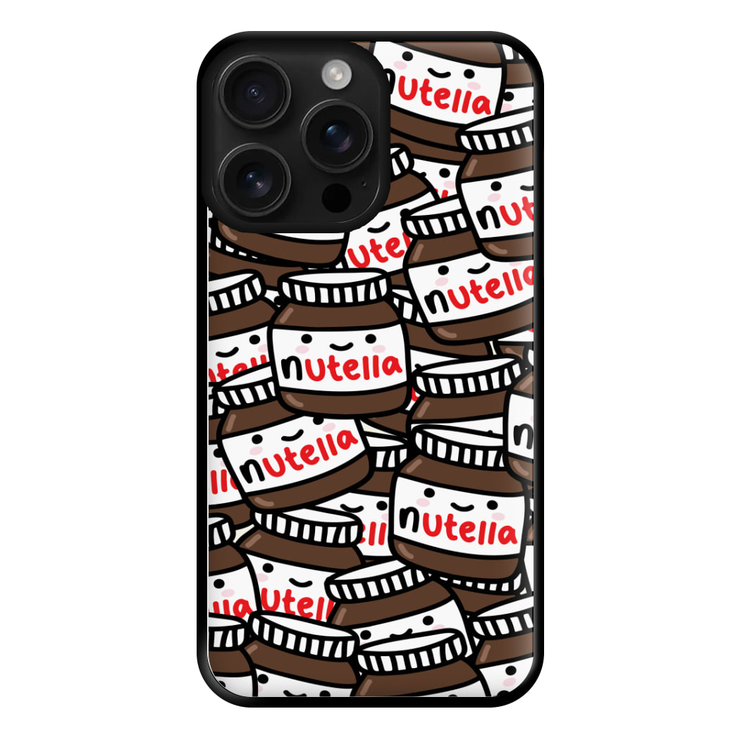 Cute Nutella Pattern Phone Case