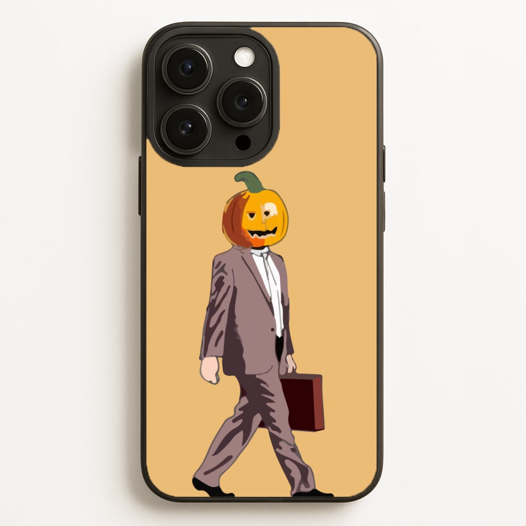Dwight Pumpkin Head Phone Case