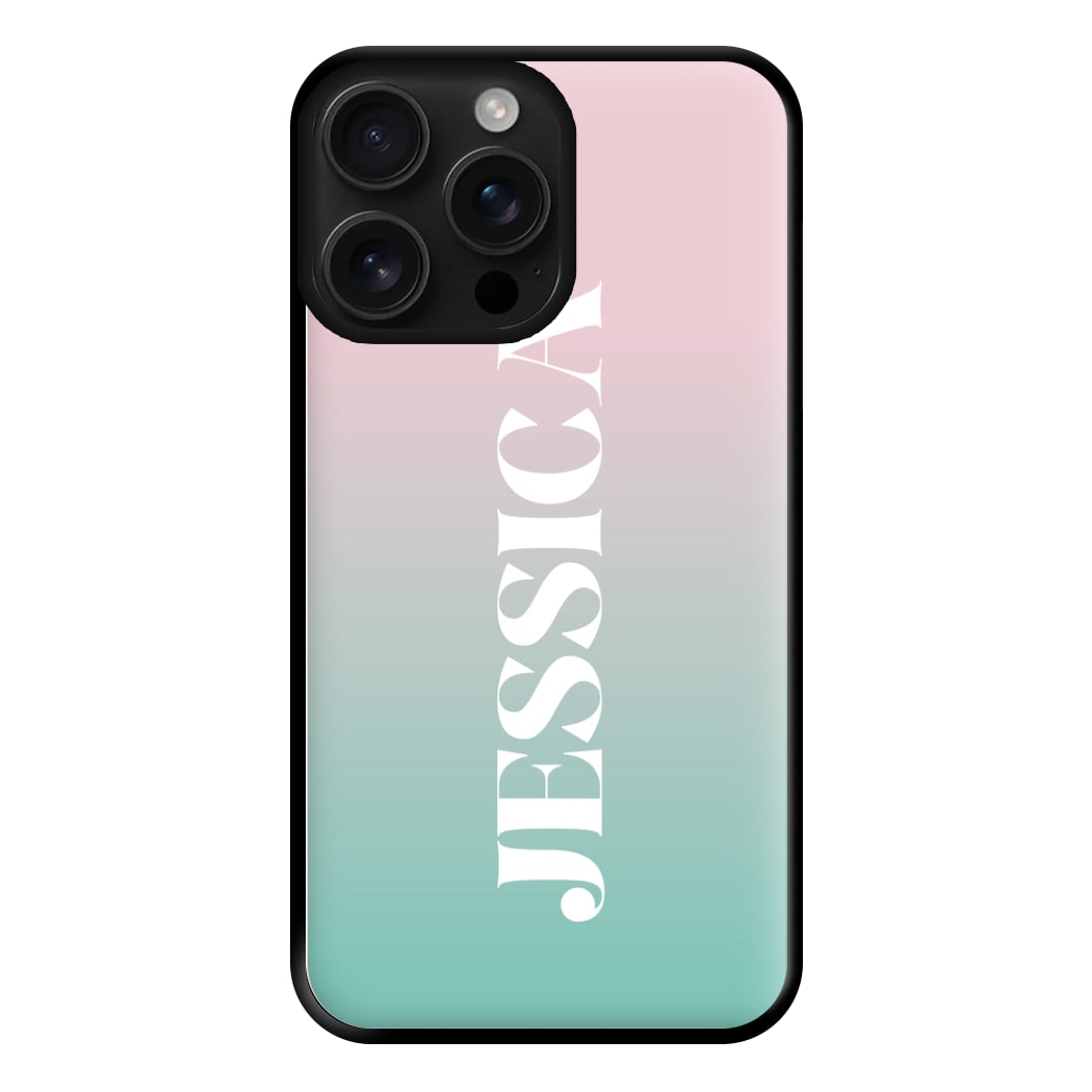 Gradient Personalised Name Phone Case
