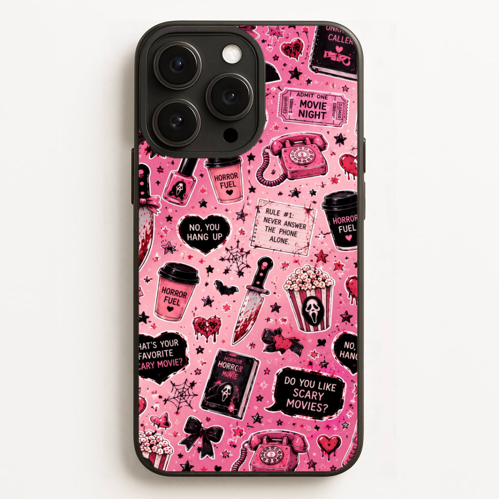 Horror Movie Pink Pattern Phone Case