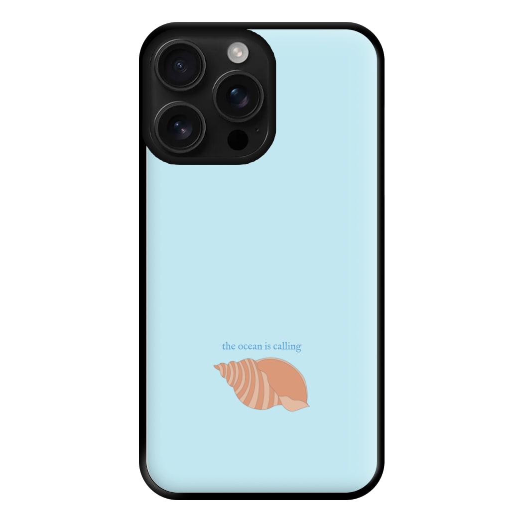 The Ocean Is Calling - Seashells Phone Case