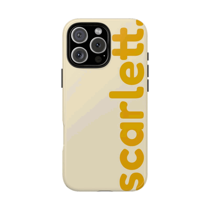 Block Name Personalised Phone Case — Tough case