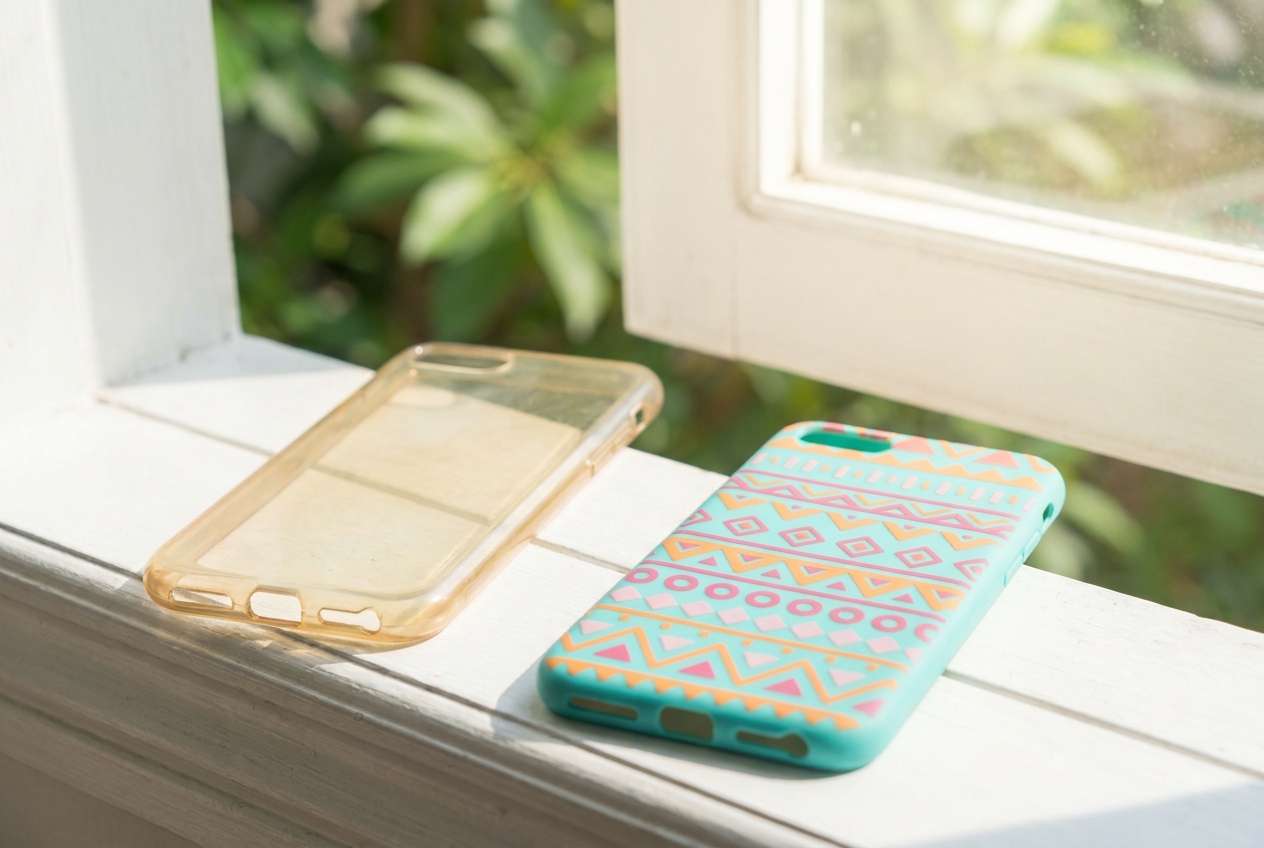 Why clear cases go yellow, and what helps — How to clean a phone case