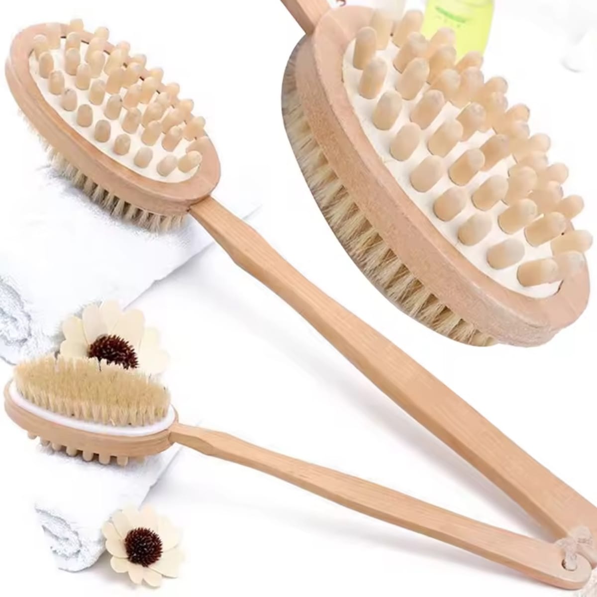 Beauty balance bath brush, view 1