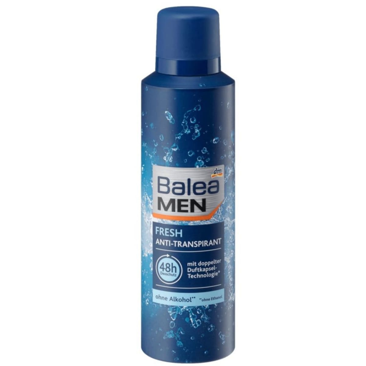 Balea MEN Antiperspirant deodorant spray Extra Dry, 200 ml, view 2