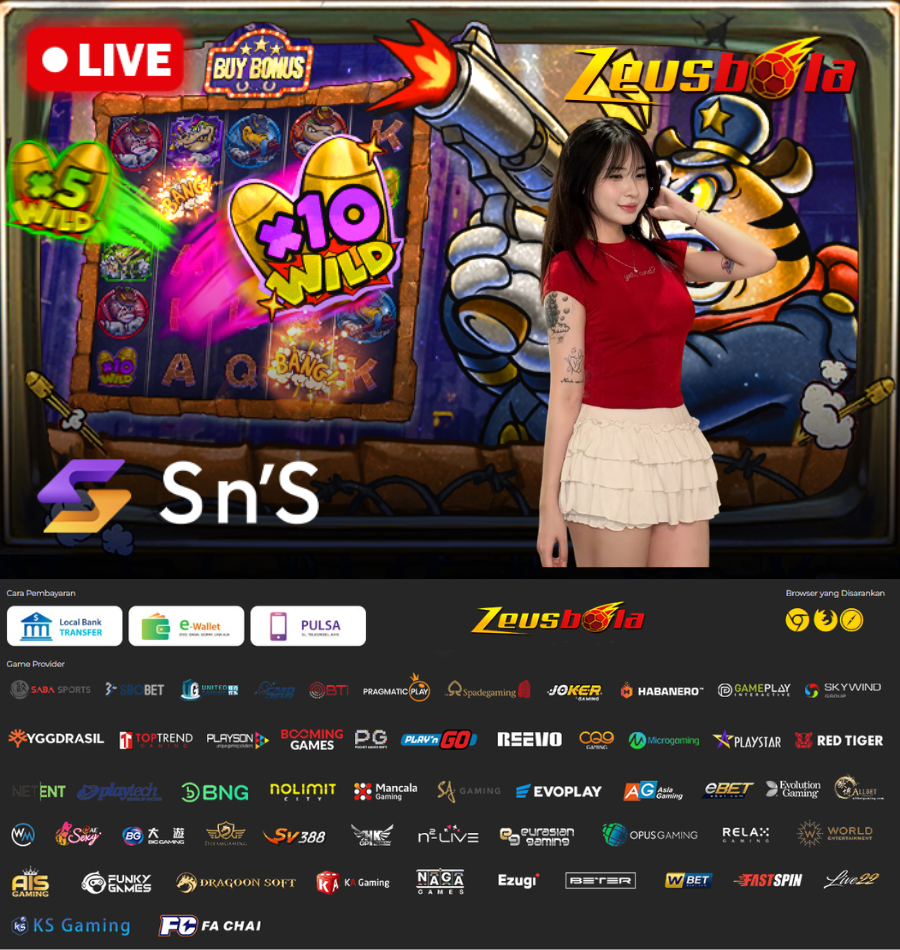 ZEUSBOLA SLOT GACOR OVO 2025 | Situs Slot Deposit OVO Gacor RTP Tinggi & Bonus Besar