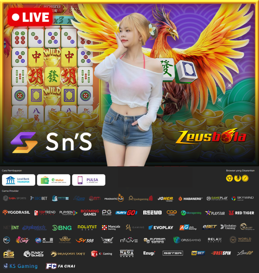 ZEUSBOLA | Link Bandar Hoki Slot Gacor Deposit Qris Instan Resmi dan Terpercaya