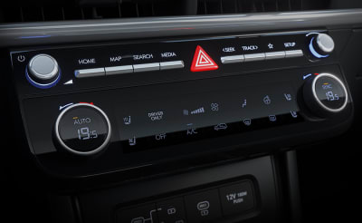 Lähikuva Hyundai Tucsonin ilmastoinnista