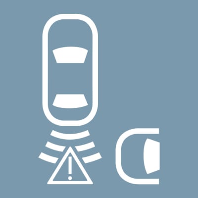 Citroën ajoavustimet, takaparkkitutka.