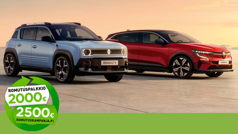 Romutuspalkkio uuteen Renaultiin
