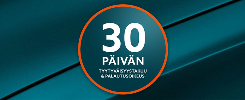 30 päivän tyytyväisyystakuu