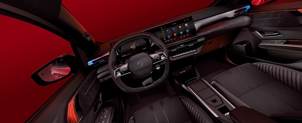 Renault Clio ohjaamo