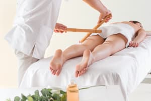 Bambuterapia y drenaje linfático