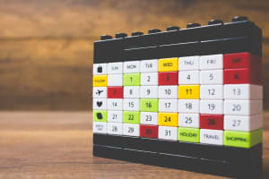 Calendario frecuencia masajes