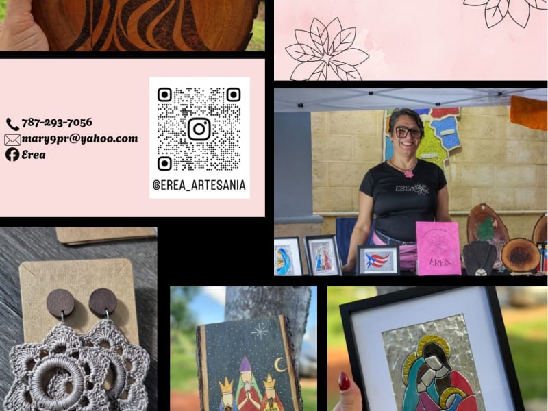 Trabajo artesanal de Marisela