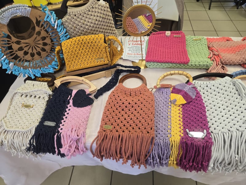 Trabajo artesanal de Noritza Colón
