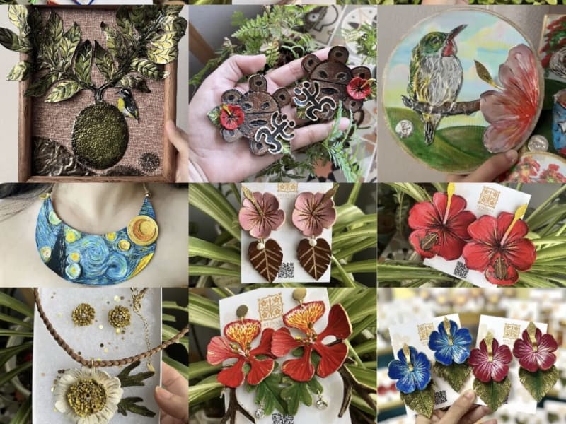 Trabajo artesanal de Artesana Boricua