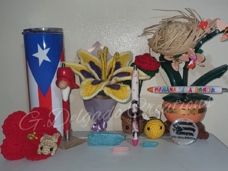 Trabajo artesanal de G.Delgado Creations