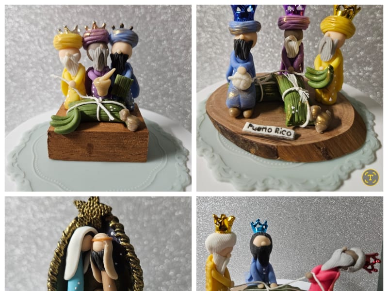 Trabajo artesanal de Nydia Roman (Hecho  a mano