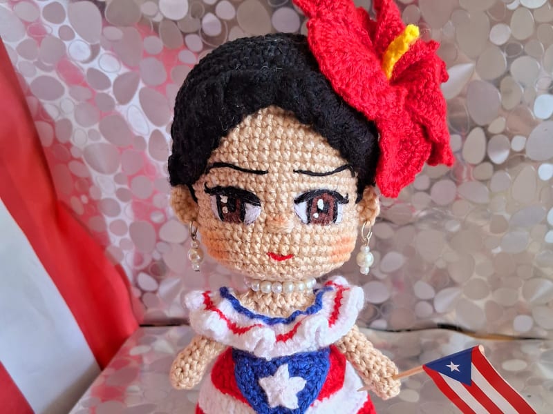 Trabajo artesanal de Elvira Galván M.