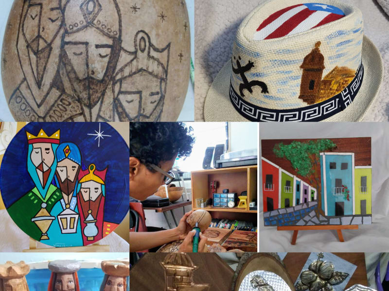 Trabajo artesanal de Wilma Salgado - Salgado's Guatú