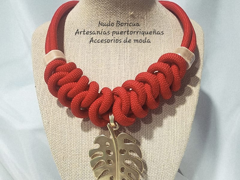 Trabajo artesanal de Nudo Boricua