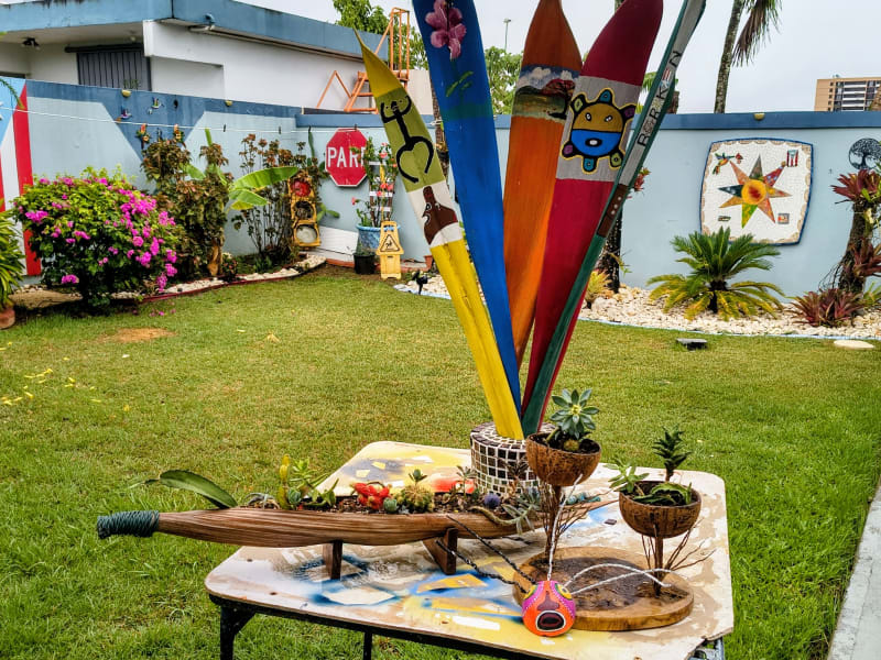 Trabajo artesanal de Guazabaro J.R.