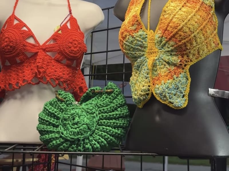 Trabajo artesanal de Crochet Elitha