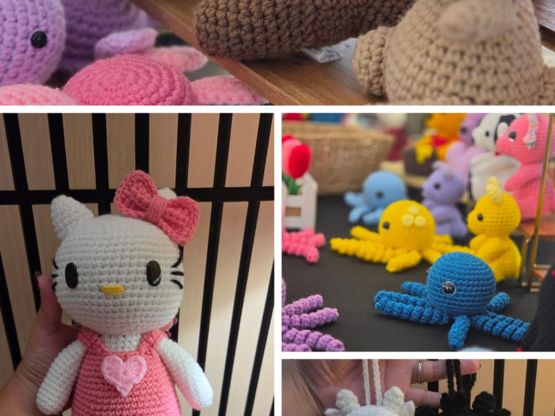 Trabajo artesanal de Punto a Punto Crochet