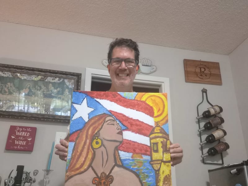 Trabajo artesanal de Joelo Artista Puertoriqueño