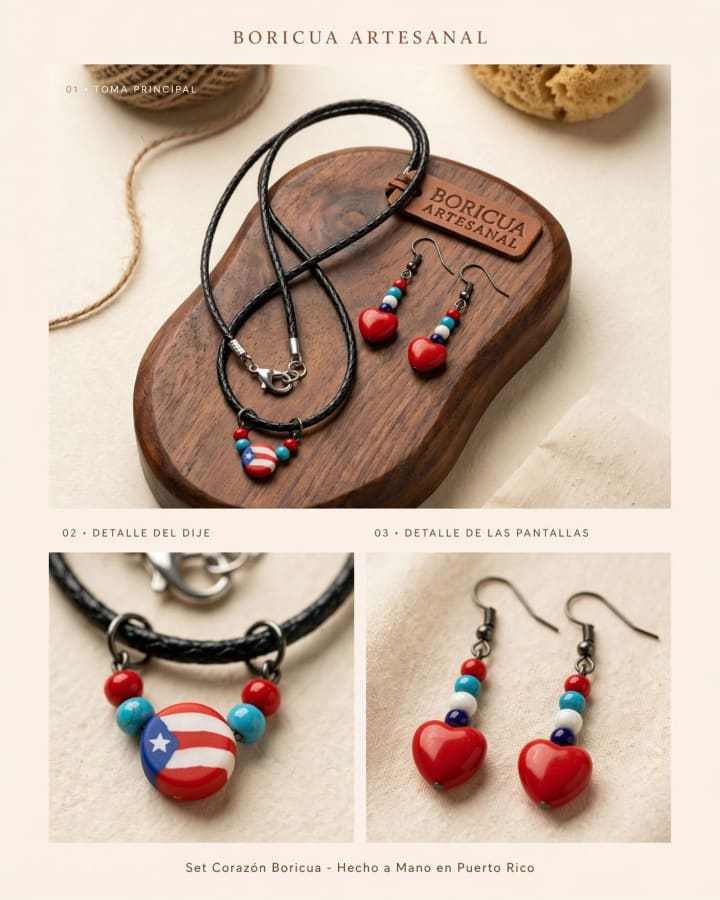 Trabajo artesanal de Boricua Artesanal