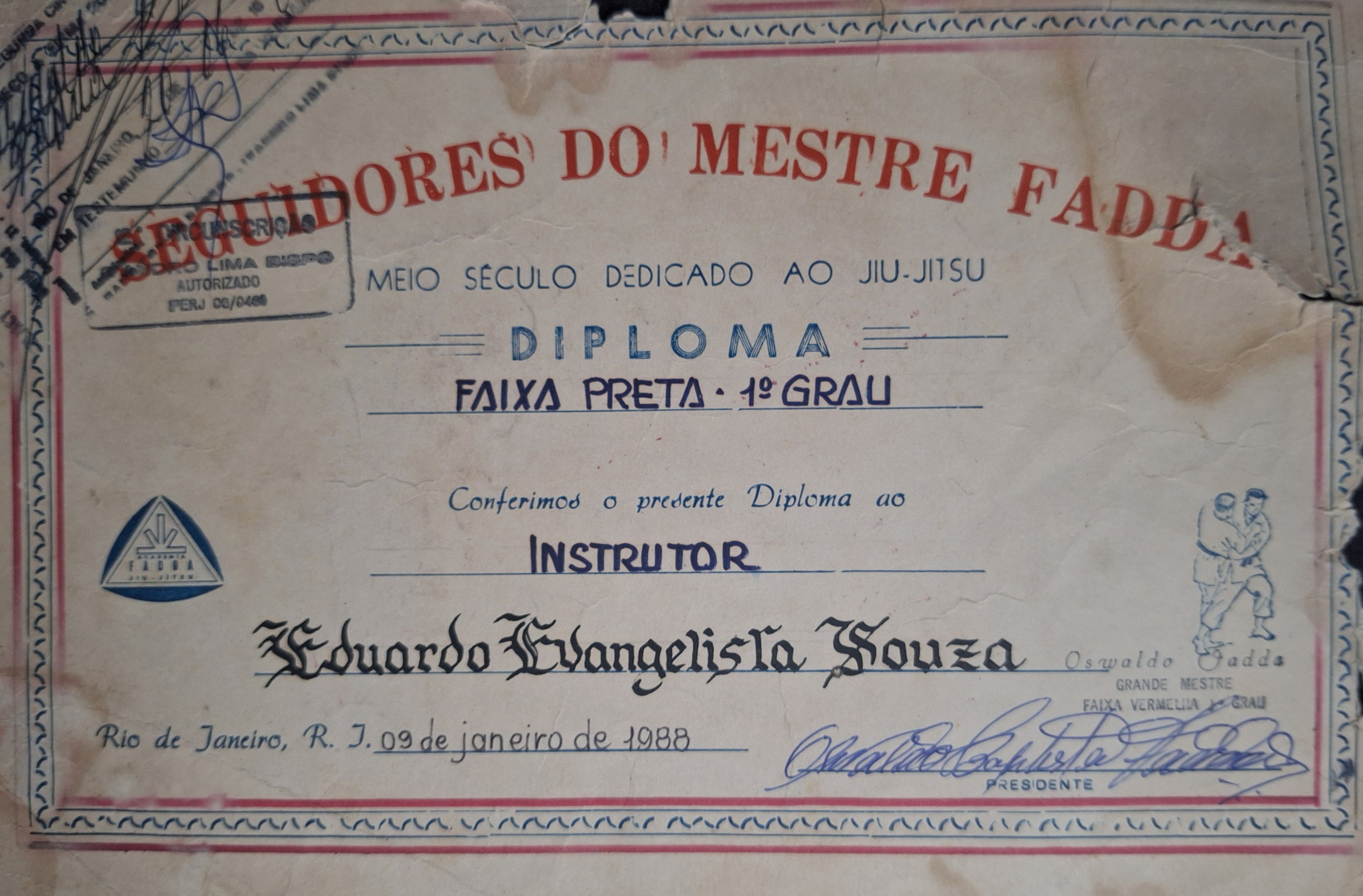 Diploma histórico SZABJJ
