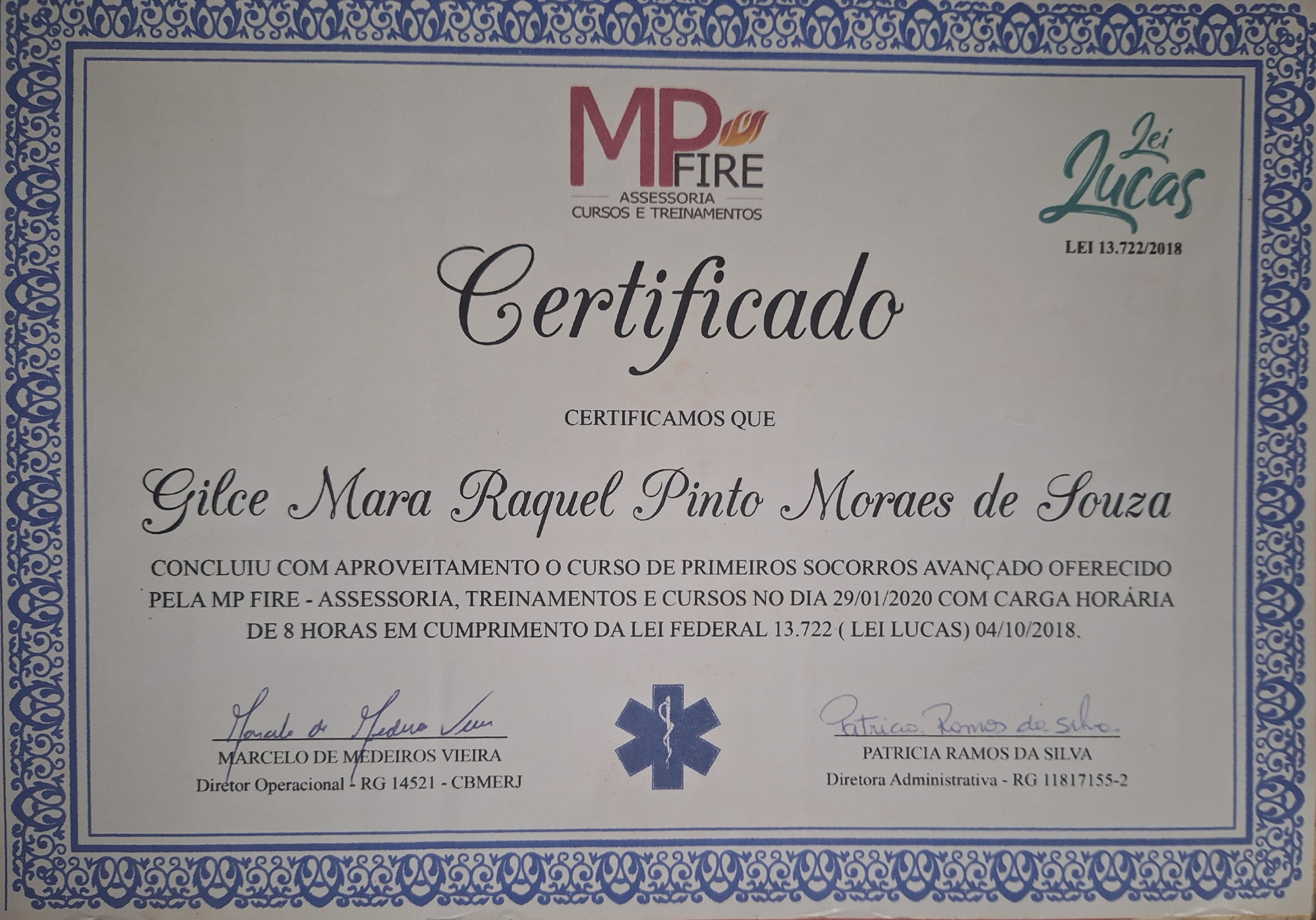 Certificado Inclusão - Mestre Mara