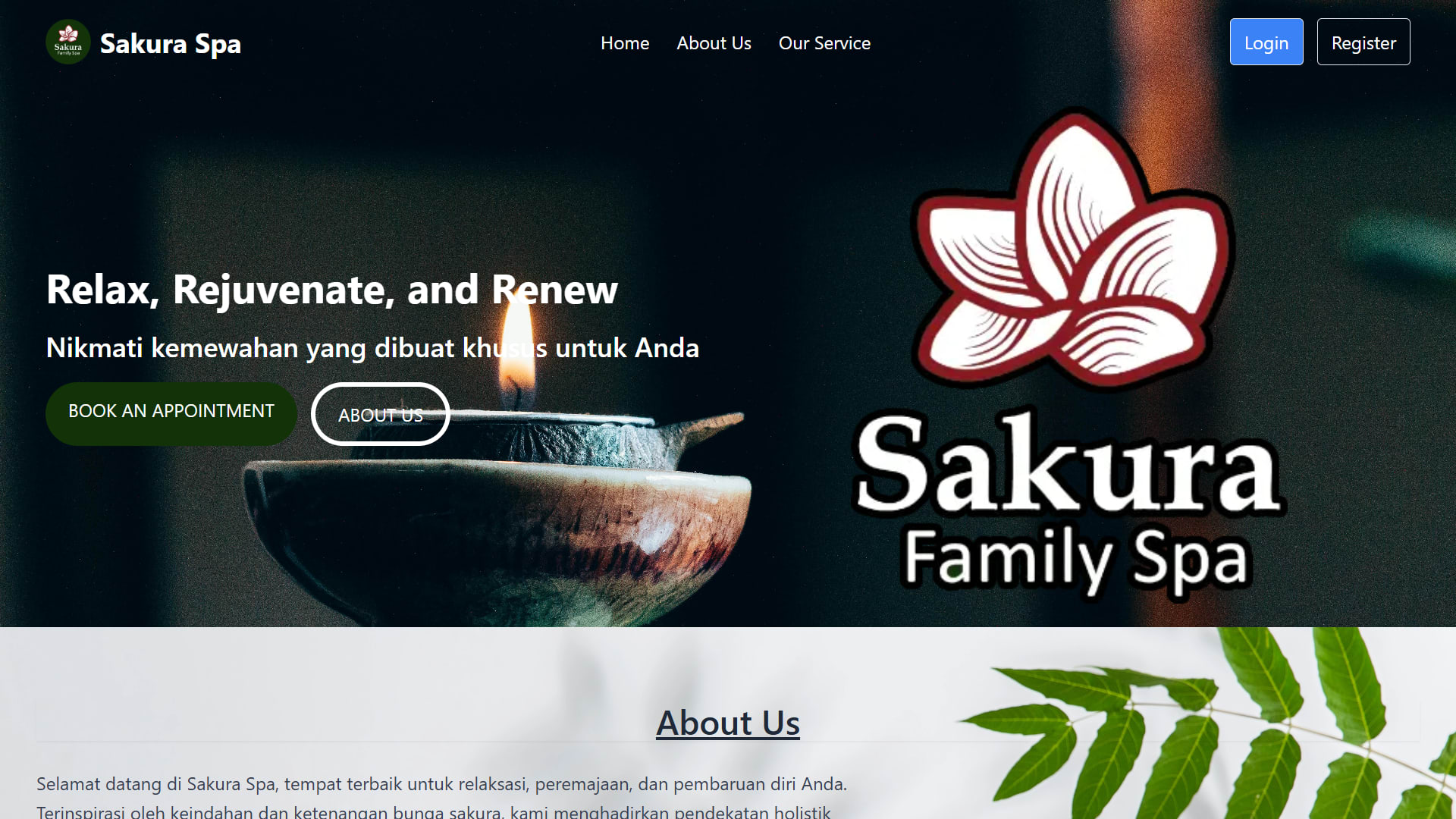 Sakura Spa Banyuwangi POS System