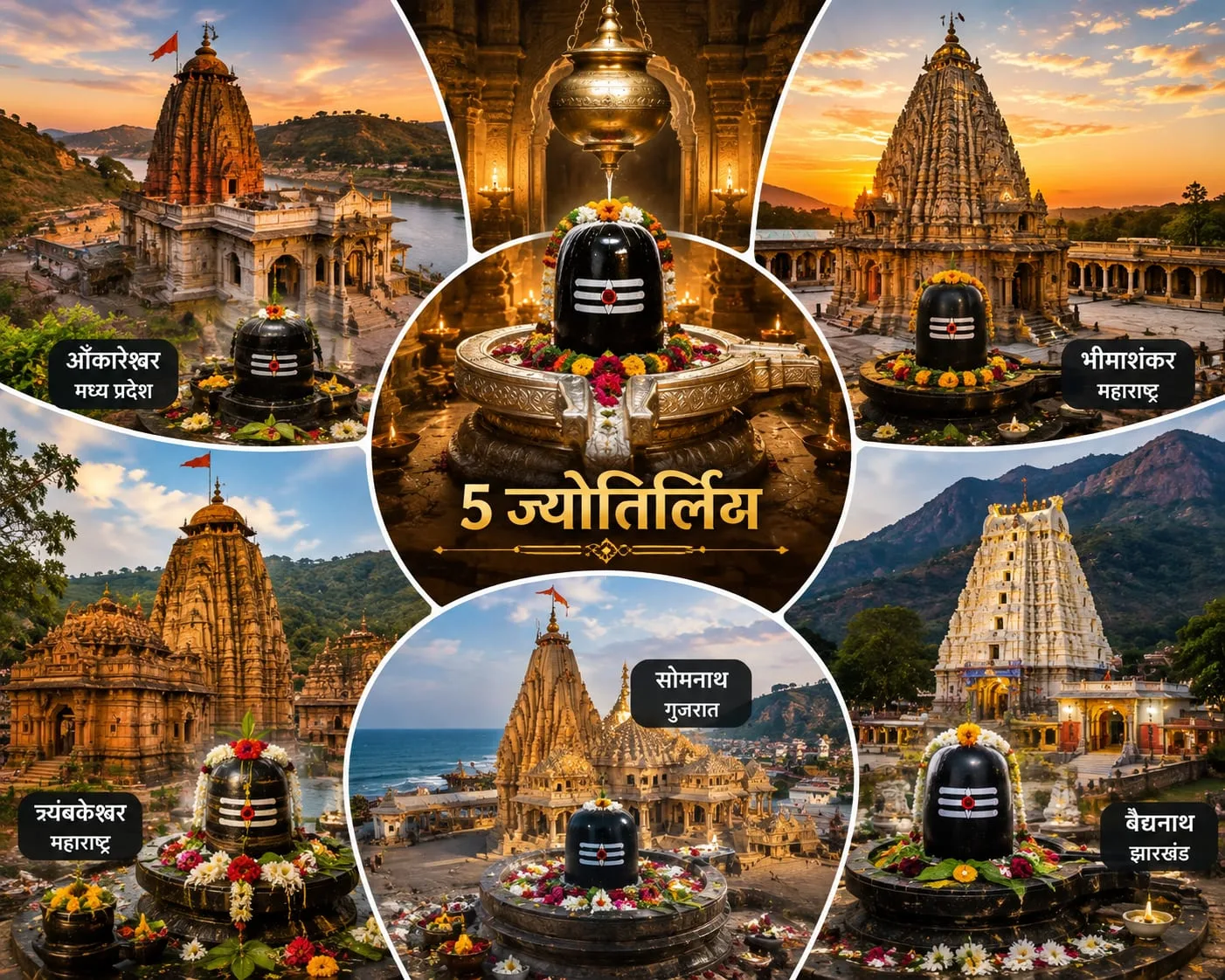 5 Jyotirlinga Tour Package