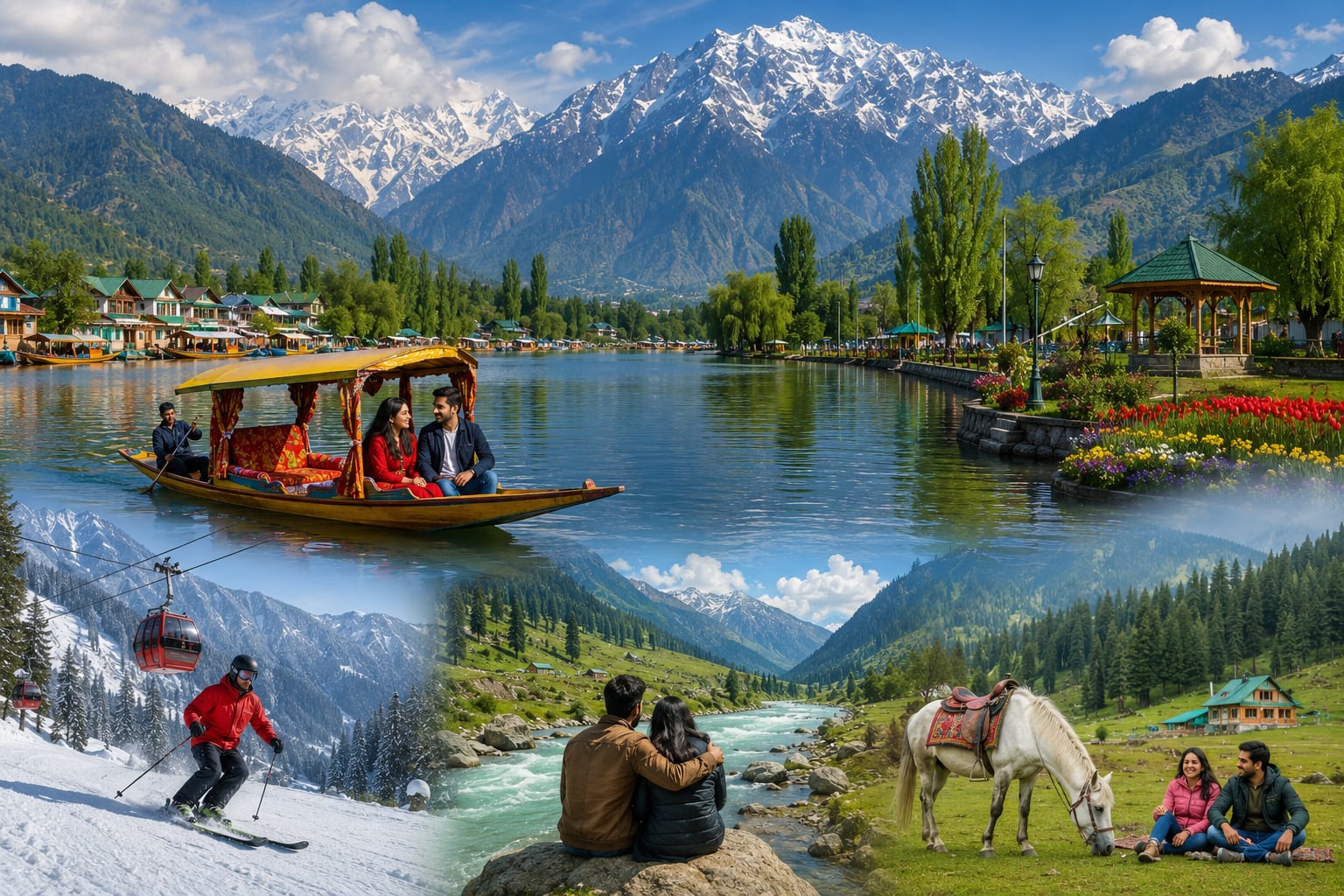 Kashmir Tour Packages: Srinagar, Gulmarg & Pahalgam Itinerary