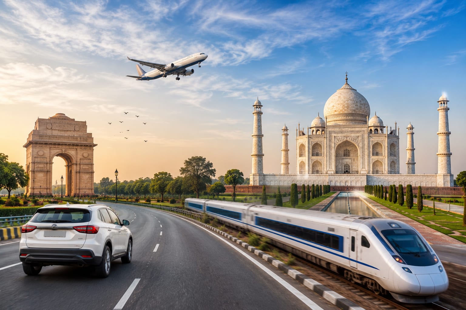 Delhi to Agra Distance & Best Ways to Travel (Same-Day Trip Guide)