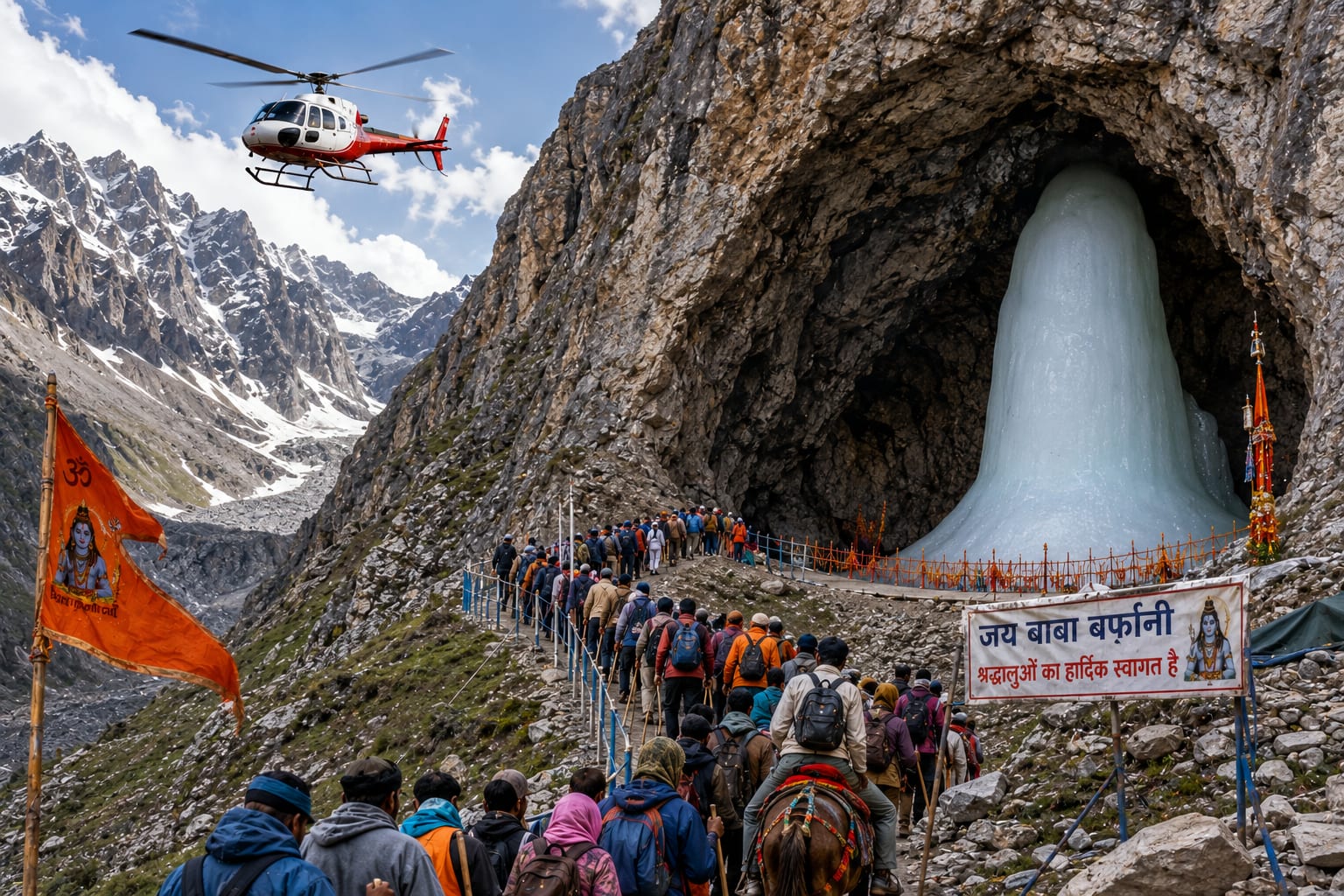 Amarnath Yatra 2026: Registration, Route, Helicopter Booking & Dates