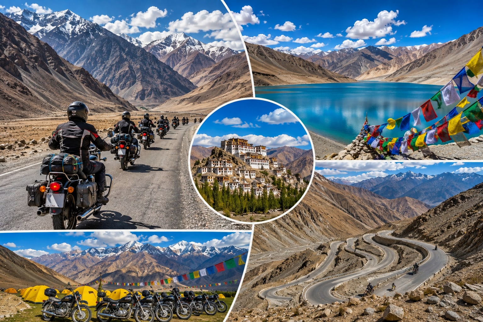Leh Ladakh Bike Trip Package - 10 Days Under ₹40,000