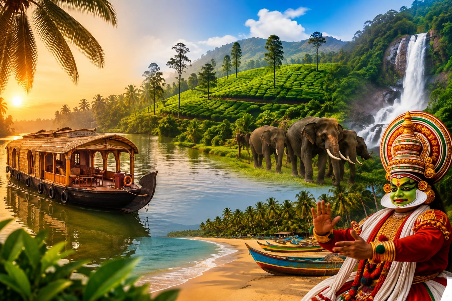 Incredible India: 7-Day Kerala Package at the Lowest Price